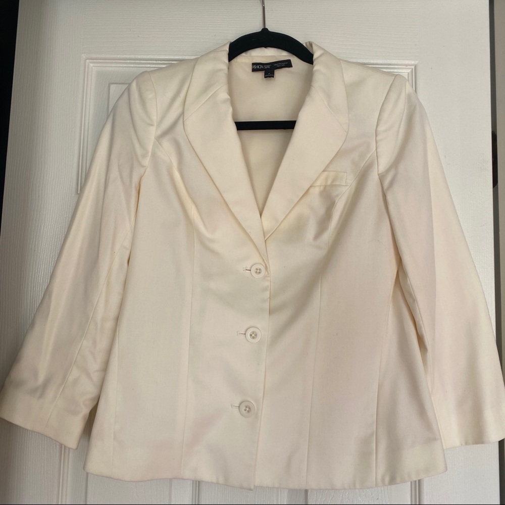 Fashion Star Cream Blazer